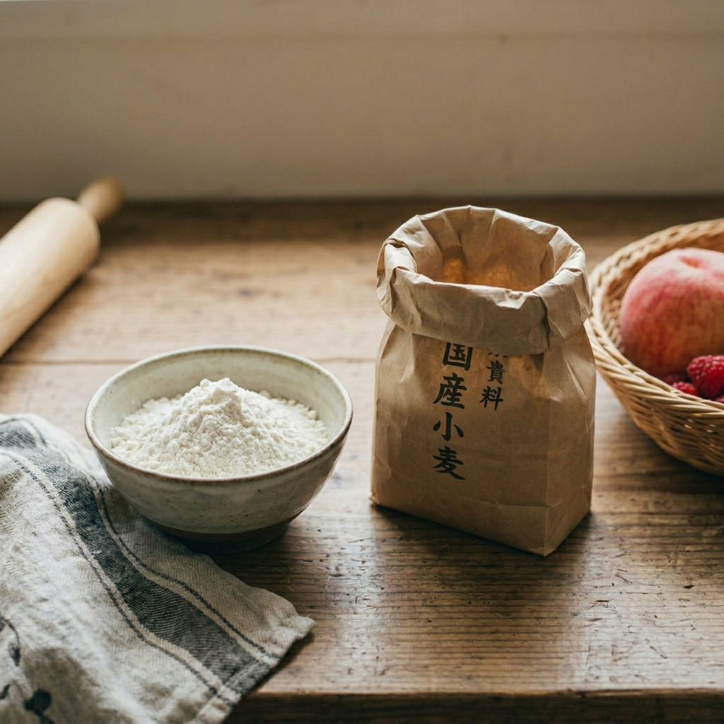 小麦と季節の果物