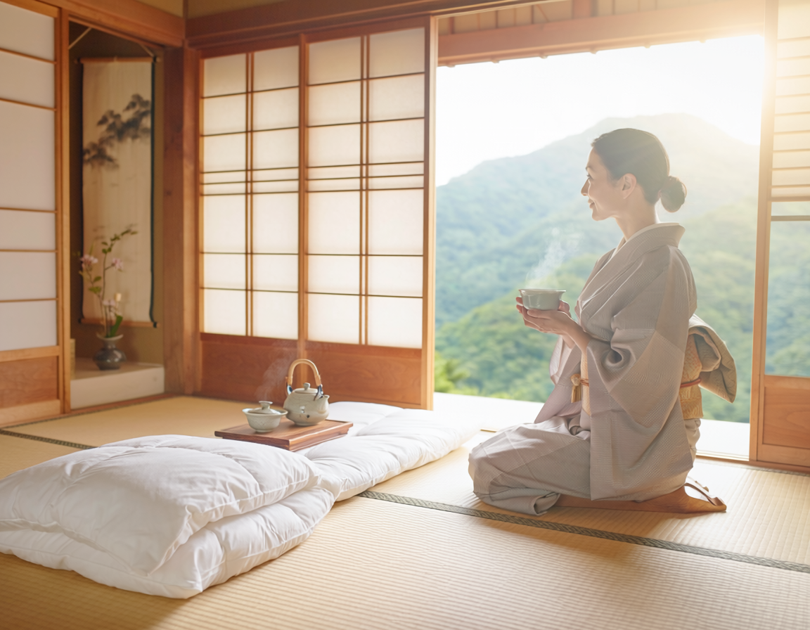 静かな和室でひとり過ごす時間